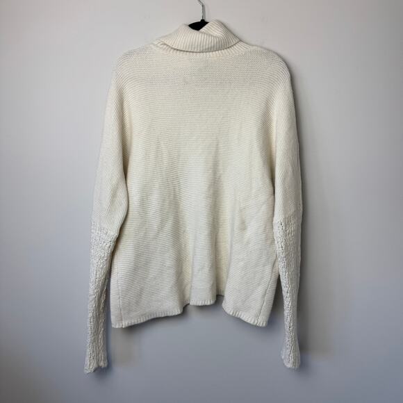 Sundance Winter White Cowl Neck Wool Blend Sweater - Picture 5 of 10